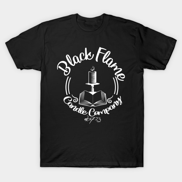 Black Flame Candle Company T-Shirt by shawnalizabeth